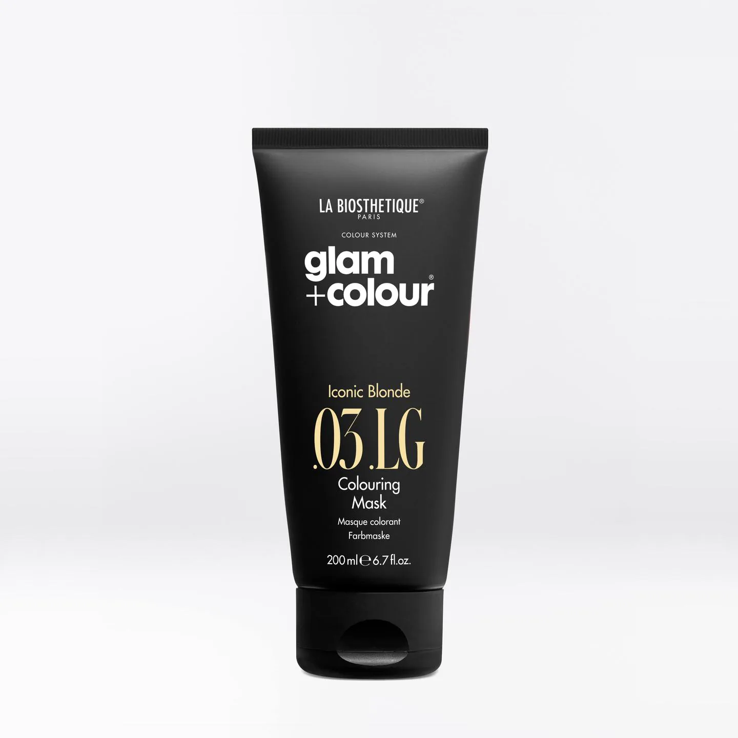 Glam+Colour Iconic Blonde - masque colorant sans ammoniaque La Biosthétique, repigmentation douce à domicile